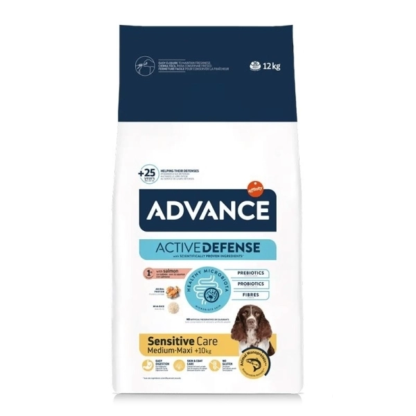 Advance Sensitive Care Somonlu Orta ve Büyük Irk Yetişkin Köpek Maması 12kg — görsel 3