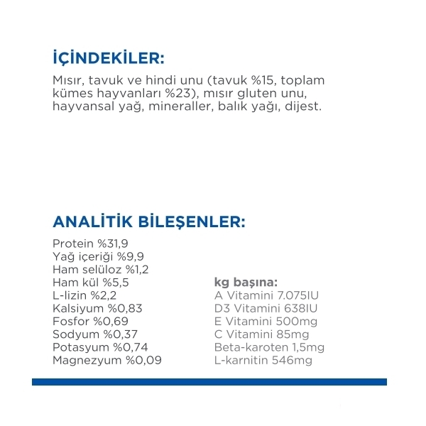 Hill's SCIENCE PLAN Tavuklu Kısırlaştırılmış Kedi Maması 3kg — görsel 4