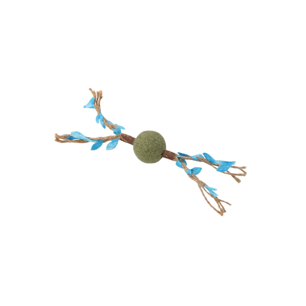M-Pets Catnipli Top Kedi Oyuncağı 18x3x3cm (Mavi) — görsel 3
