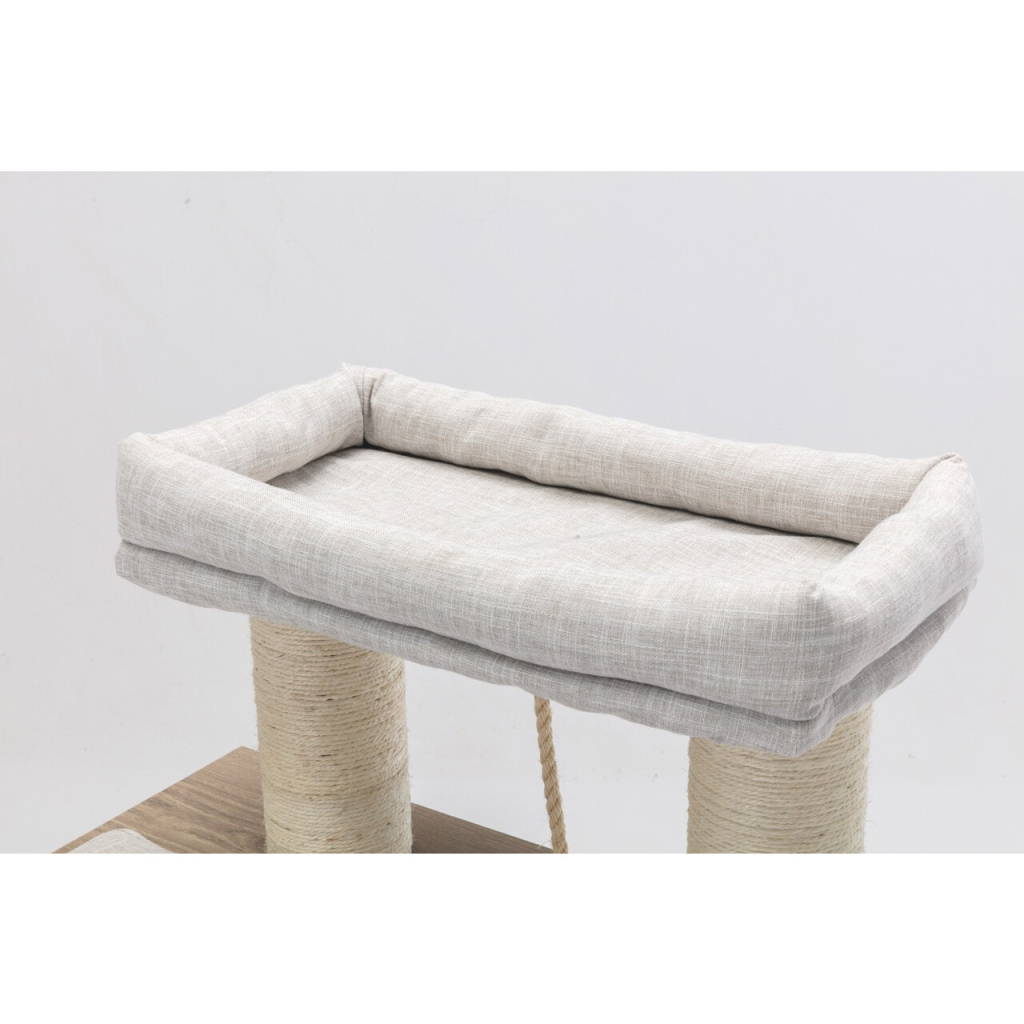 M-Pets Cat Elite Grace Kedi Tırmalama Ağacı 77x50x131cm — görsel 4