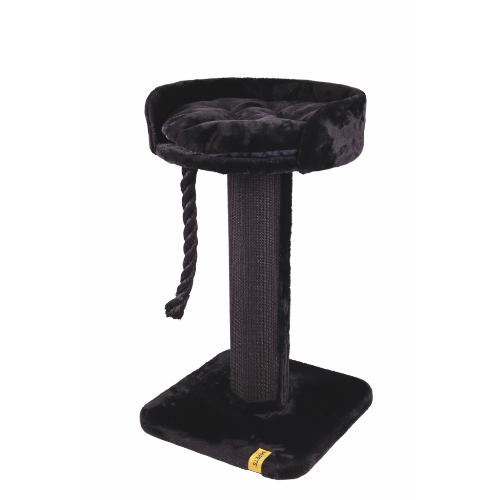 M-Pets Panther Premium Liana Tırmalama Tahtalı Kedi Ağacı 55x55x96cm (Siyah) — görsel 3
