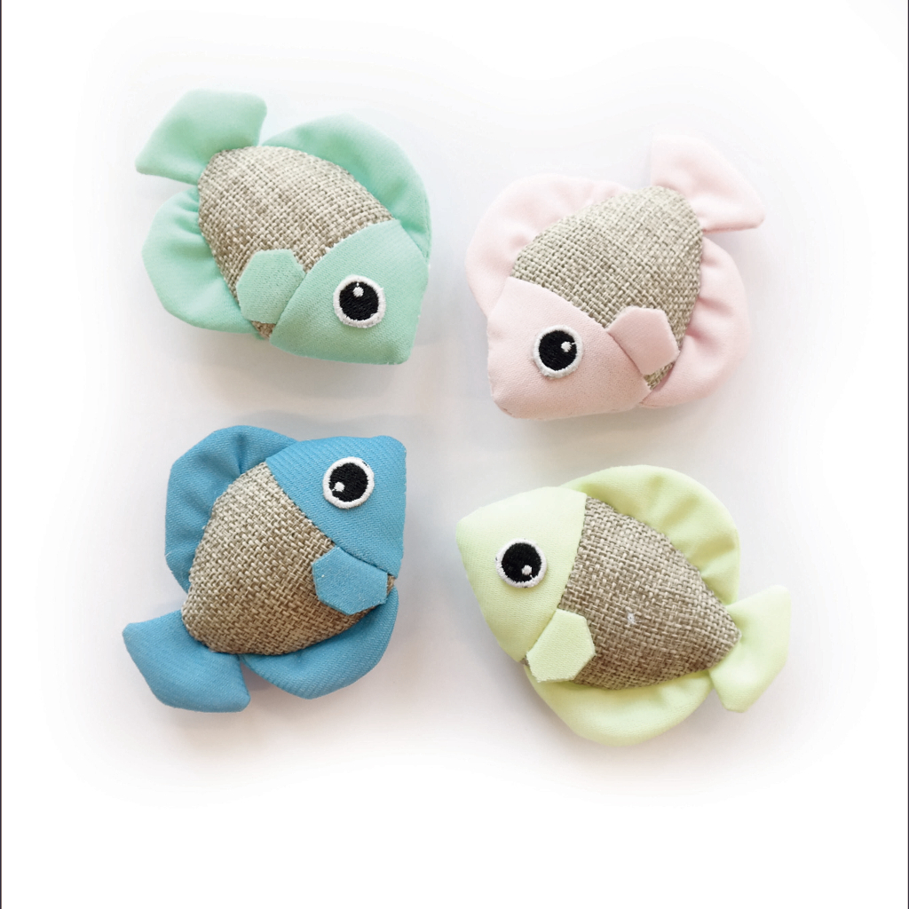 M-Pets Balık Kedi Oyuncağı 8x4x7cm (Karışık Renkli) — görsel 2