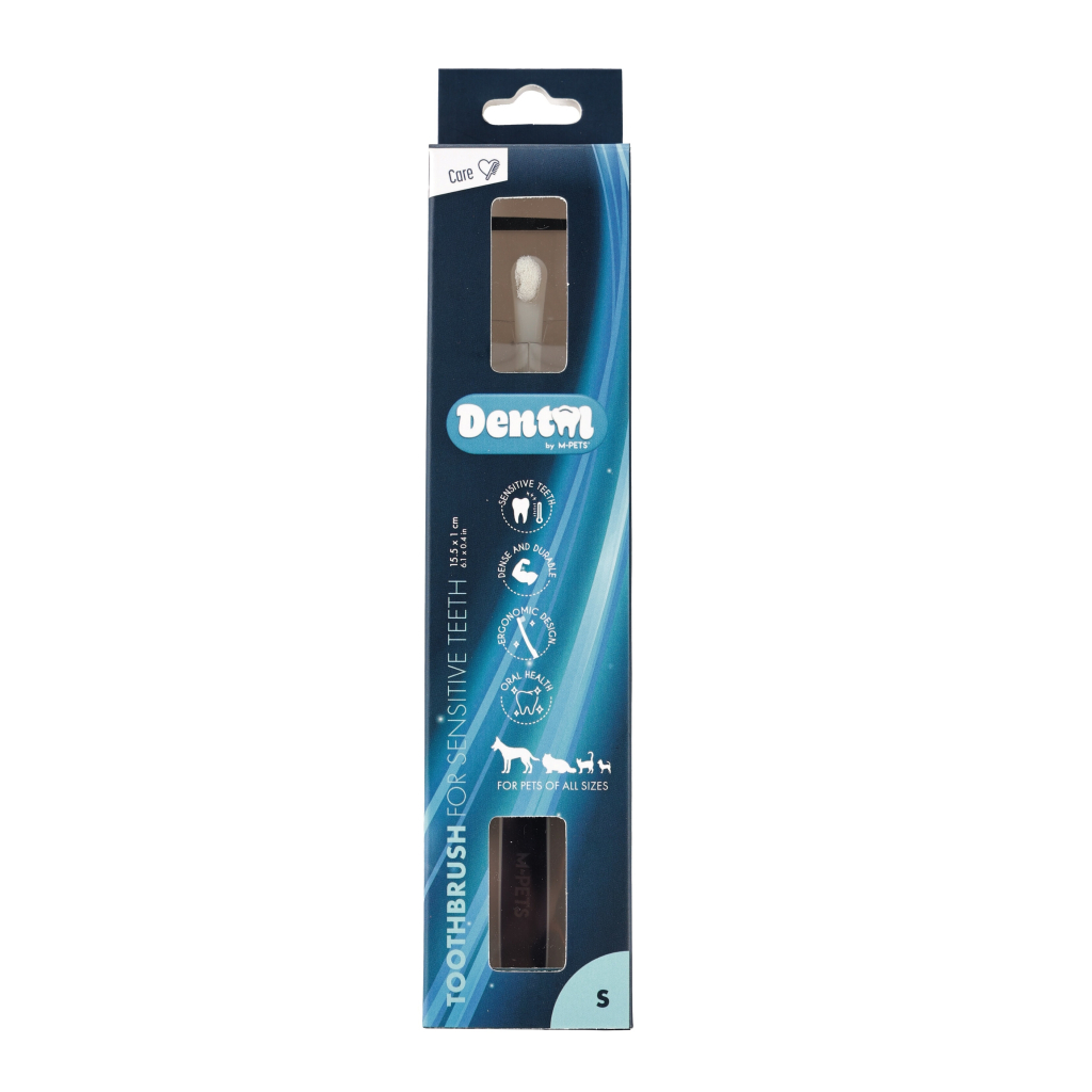 M-Pets Dental Hassas Dişler İçin Kedi ve Küçük Irk Köpek Diş Fırçası [S]