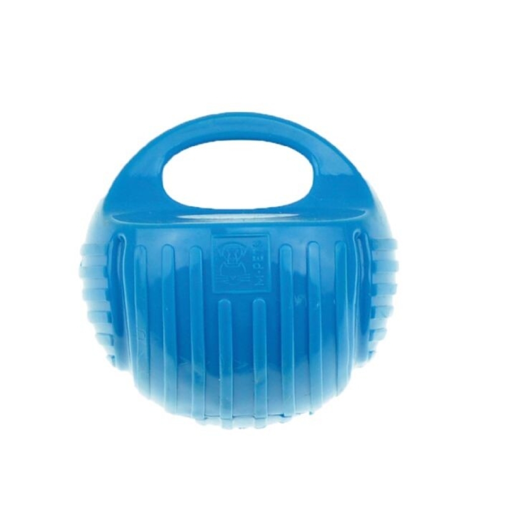 M-Pets Kauçuk Top Köpek Oyuncağı 7,7cm (Mavi) [S]