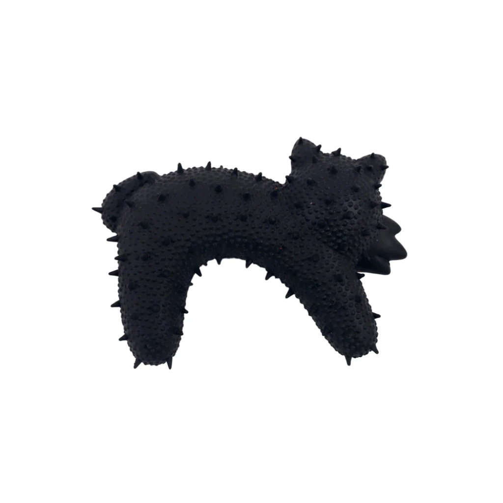M-Pets Halloween Vampir Kedi Kauçuk Köpek Oyuncağı 14x5x10cm (Siyah) — görsel 4