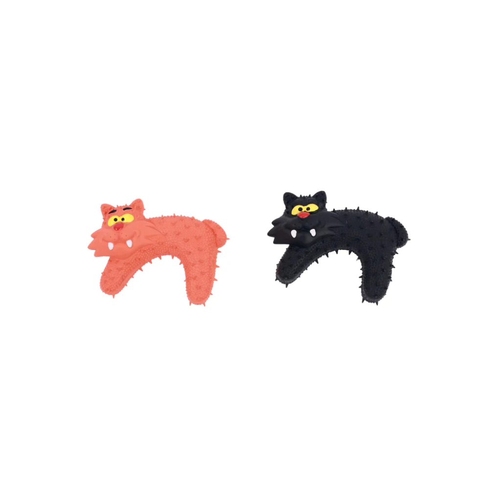 M-Pets Halloween Vampir Kedi Kauçuk Köpek Oyuncağı 14x5x10cm (Siyah) — görsel 3