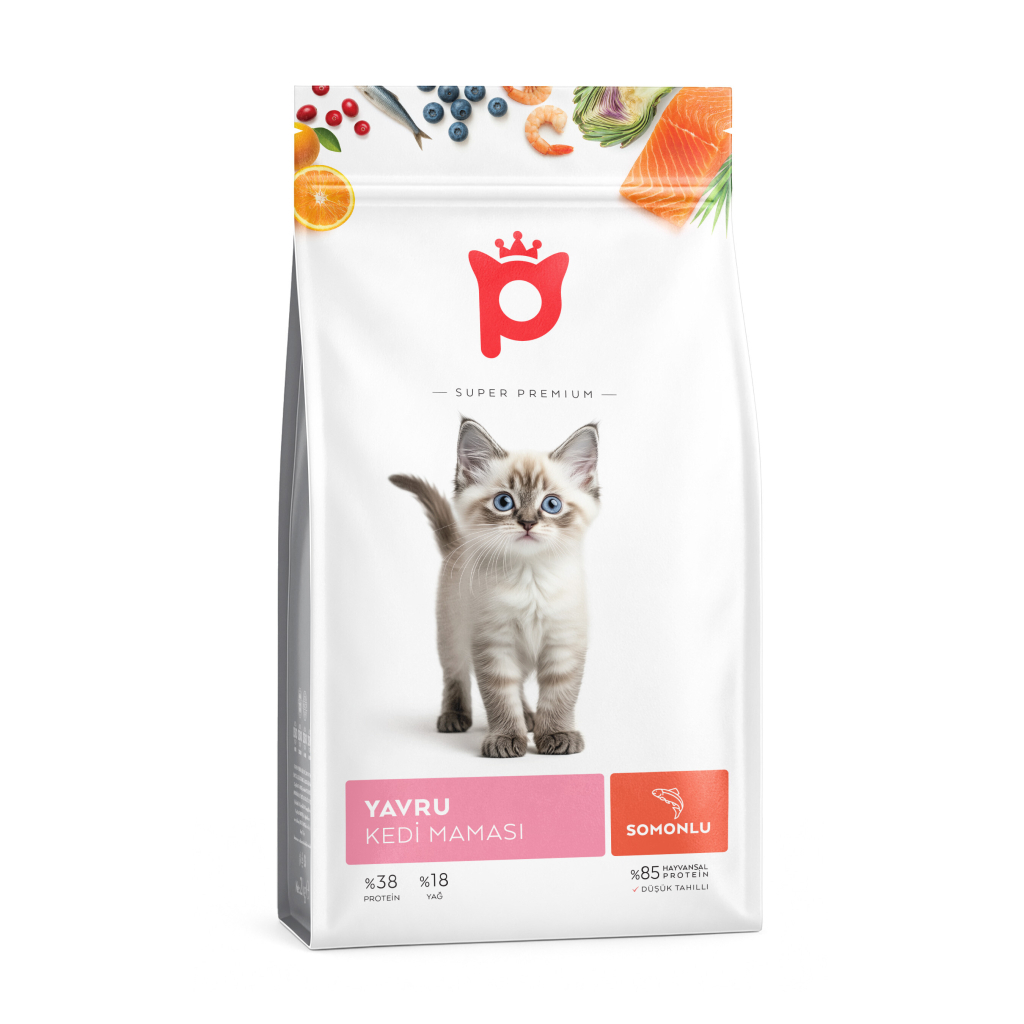 Petlebi Somonlu Yavru Kedi Maması 2kg