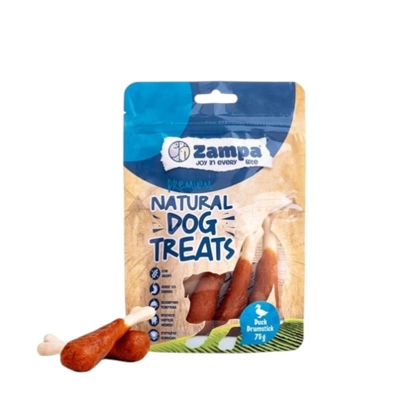 Zampa Ördek Etli But Şeklinde Köpek Ödül Maması 75gr